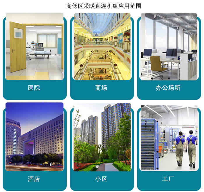 高低區采暖直連增壓機組應用範圍