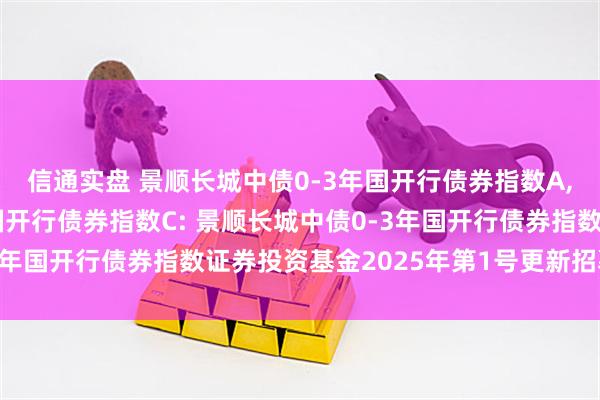 信通实盘 景顺长城中债0-3年国开行债券指数A,景顺长城中债0-3年国开行债券指数C: 景顺长城中债0-3年国开行债券指数证券投资基金2025年第1号更新招募说明书